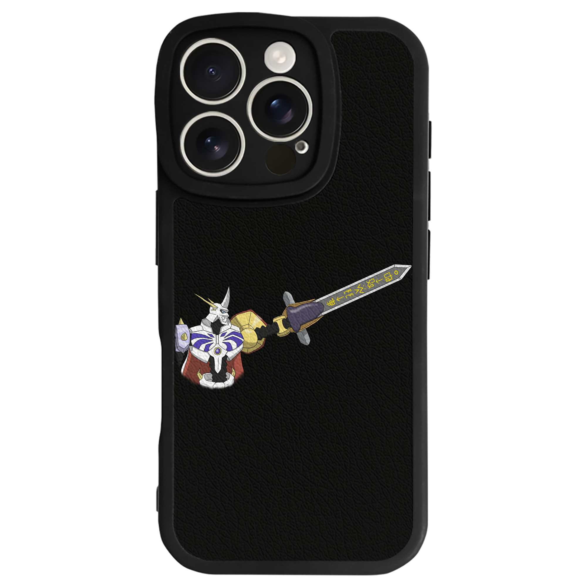 （画像用） Digimon デジタルモンスター/デジモン 【iPhone 16シリーズ対応】シリコンスマホケース（レザー調） 材質：シリコン